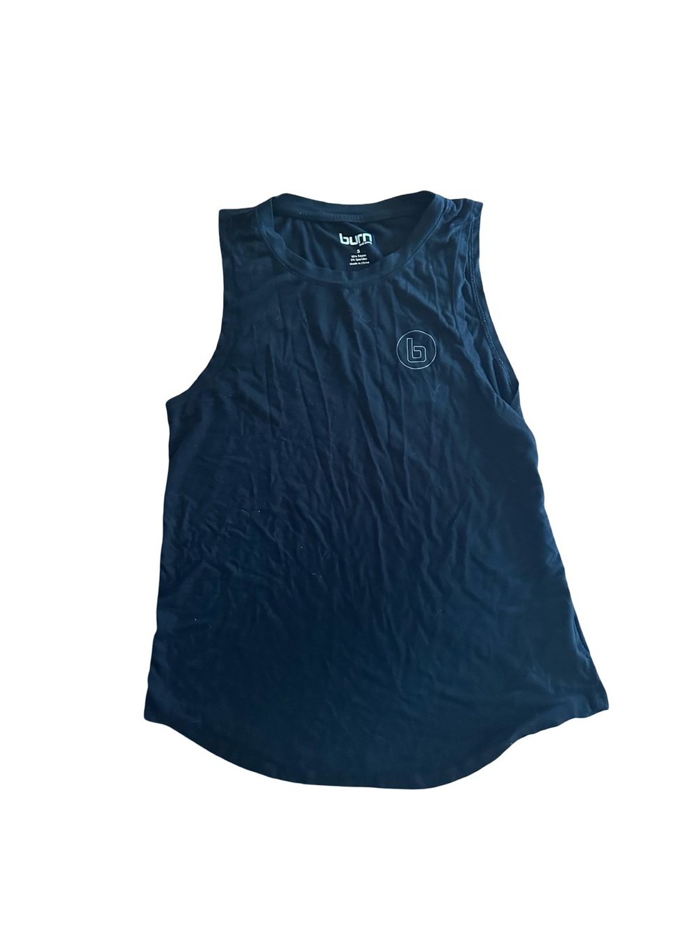 Burn Performance Women's Black Athletic Tank Top